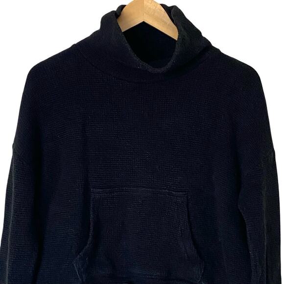 SWEATY BETTY Restful Boucle Textured Pullover Sweatshirt Black, Size 8 - Picture 7 of 14